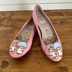 Elisa Litz Sanrio Little Twin Stars Pink Flats Shoes 34 (3.5)